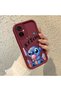 Tecno Camon 19 Neo Compatible Case Camera Protector Stitch Pattern Maroon Lover Couple Silicone Phone Case - 2