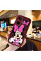 Vivo X200 Fe Compatible Case Camera Protector Cartoon Pattern Maroon Lover Couple Silicone Phone Case