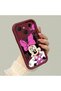 Tecno Spark 40C Compatible Case Camera Protector Cartoon Pattern Maroon Lover Couple Silicone Phone Case - 3