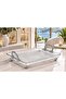 Square Presentation Tray with Silver Feet and Handles – Stylish Decorative Serving Tray