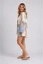 Women's Ecru Lace Back Kimono Jacket Guipure Embroidered Floral Jeans Denim Oversize Loose Bohemian Pinterest - 4