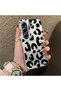 Tecno Camon 40 Compatible Black Leopard Print Silicone Phone Case, Shock Protection
