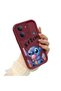Redmi 15C 5g Compatible Case Camera Protector Stitch Pattern Maroon Lover Couple Silicone Phone Case - 2