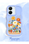 Vivo Y27S Compatible Case Camera Protector Blue Silicone Couple Phone Case Flowers Case - 2