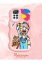 Redmi Note 11 Pro 4g Compatible Case Camera Protective Pink Silicone Dear Couple Phone Case Cartoon Pattern - 2