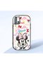 Samsung Galaxy A31 Compatible Case Camera Protective Black Minnie Patterned Silicone Lover Couple Phone Case