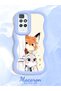 Redmi 10 Compatible Case Camera Protector Blue Silicone Lover Couple Phone Case Cartoon Pattern - 2