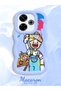 Poco M6 4g Compatible Case Camera Protective Blue Silicone Lover Couple Phone Case Cartoon Pattern - 2