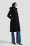 Aller Detailed Hooded Quilted Jacket Black - 3