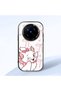 Vivo X200 Pro Compatible Case Camera Protective Black Cartoon Pattern Silicone Lover Couple Phone Case