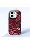Mi 13t Compatible Case Camera Protector Black Kiss Patterned Silicone Lover Couple Phone Case