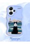 Redmi Note 13 Pro Plus 5g Compatible Case Camera Protector Blue Silicone Couple Phone Case Dog Pattern - 2