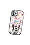 iPhone 11 Pro Max Compatible Case Camera Protector Black Minnie Patterned Silicone Lover Couple Phone Case - 3