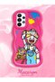 Samsung Galaxy A23 Compatible Case Camera Protector Red Silicone Couple Phone Case Cartoon Pattern - 2