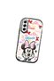 Samsung Galaxy S21 Fe Compatible Case Camera Protective Black Minnie Patterned Silicone Lover Couple Phone Case - 3