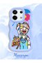 Redmi Note 13 Pro 5g Compatible Case Camera Protection Blue Silicone Lover Couple Phone Case Cartoon Pattern - 2