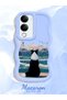 Vivo Y04S Compatible Case Camera Protector Blue Silicone Lover Couple Phone Case Dog Pattern - 2