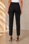 Women's Grass Green Detailed Skinny High Waist Ankle Length Trousers - 5