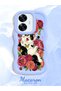 Realme C55 Compatible Case Camera Protector Blue Silicone Couple Phone Case Cat Case - 2