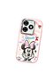 Tecno Spark 20 Compatible Case Camera Protective Pink Minnie Patterned Silicone Lover Couple Phone Case - 3