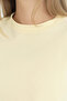 Long Sleeve Basic Cotton T-Shirt - Butter Yellow - 3
