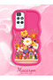 Redmi 10 Compatible Case Camera Protector Red Silicone Lover Couple Phone Case Floral Case - 2