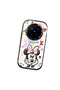 Vivo X200 Pro Compatible Case Camera Protective Black Minnie Patterned Silicone Couple Phone Case - 3