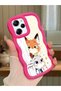 Poco X5 Pro 5g Compatible Case Camera Protective Red Silicone Lover Couple Phone Case Cartoon Pattern