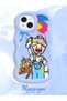 iPhone 14 Compatible Case Camera Protector Blue Silicone Lover Couple Phone Case Cartoon Pattern - 2