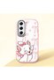 Tecno Camon 40 Pro 5g Compatible Case Camera Protection Pink Cartoon Patterned Silicone Couple Phone Case