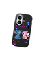 Vivo X200 Fe Compatible Case Camera Protective Black Stitch Patterned Silicone Lover Couple Phone Case - 3