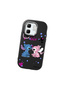 Infinix Smart 9 Compatible Case Camera Protective Black Stitch Patterned Silicone Beloved Couple Phone Case - 3