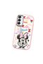 Samsung Galaxy M15 Compatible Case Camera Protective Pink Minnie Patterned Silicone Lover Couple Phone Case - 3
