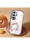 Samsung Galaxy S25 Compatible Case Camera Protective Black Cartoon Pattern Silicone Lover Couple Phone Case - 2