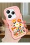 Infinix Hot 40 Compatible Case Camera Protective Pink Silicone Dear Couple Phone Case Floral Case