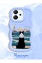 Oppo Reno 14F Compatible Case Camera Protector Blue Silicone Couple Phone Case Dog Pattern - 2