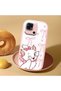 Redmi 10C Compatible Case Camera Protector Pink Cartoon Patterned Silicone Lover Couple Phone Case - 2
