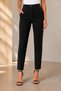 Women's Grass Green Detailed Skinny High Waist Ankle Length Trousers