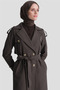 Basic Long Trench Coat Bitter Brown - 4