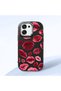 Oppo F31 5g Compatible Case Camera Protective Black Kiss Patterned Silicone Lover Couple Phone Case