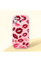Samsung Galaxy A20 Compatible Case Camera Protective Pink Kiss Patterned Silicone Lover Couple Phone Case