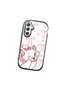 Samsung Galaxy M34 Compatible Case Camera Protective Black Cartoon Patterned Silicone Lover Couple Phone Case - 3