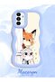 Samsung Galaxy A13 5g Compatible Case Camera Protective Blue Silicone Couple Phone Case Cartoon Pattern - 2
