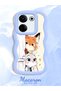Tecno Camon 20 Pro 4g Compatible Case Camera Protective Blue Silicone Lover Couple Phone Case Cartoon Pattern - 2
