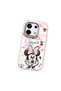 Redmi Note 13 Pro 5g Compatible Case Camera Protector Pink Minnie Patterned Silicone Couple Phone Case - 3