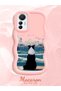 Mi 12 Lite Compatible Case Camera Protector Pink Silicone Dear Couple Phone Case Dog Pattern - 2