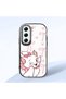 Tecno Camon 40 Pro 5g Compatible Case Camera Protection Black Cartoon Patterned Silicone Lover Couple Phone Case