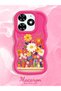 Case for Tecno Spark 20C Compatible Case Camera Protector Red Silicone Lover Couple Phone Case Flower Case - 2