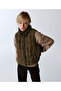 LEOPAR DESEN PUFFER YELEK