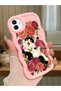 Samsung Galaxy A04 Compatible Case Camera Protector Pink Silicone Lover Couple Phone Case with Cat Case